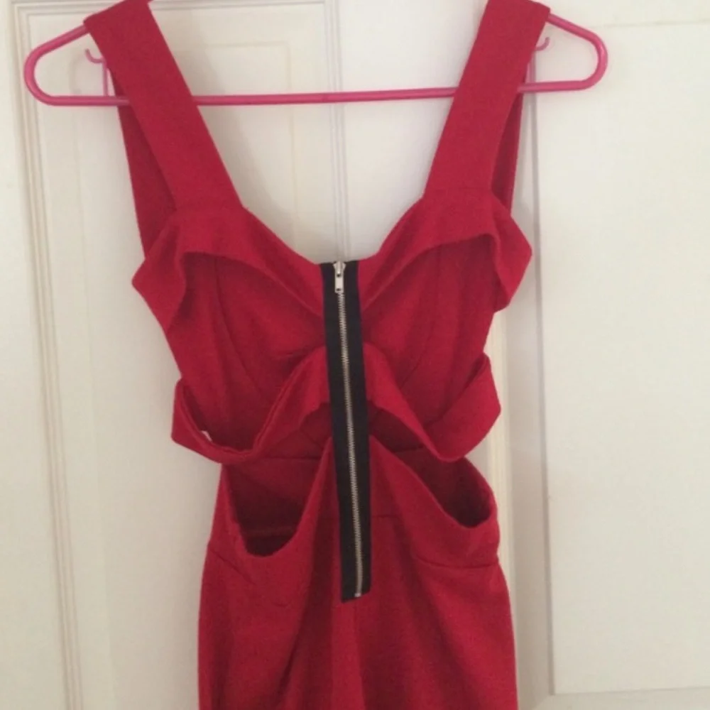 Solemio Cutout Mini Dress Medium - Picture 3 of 3